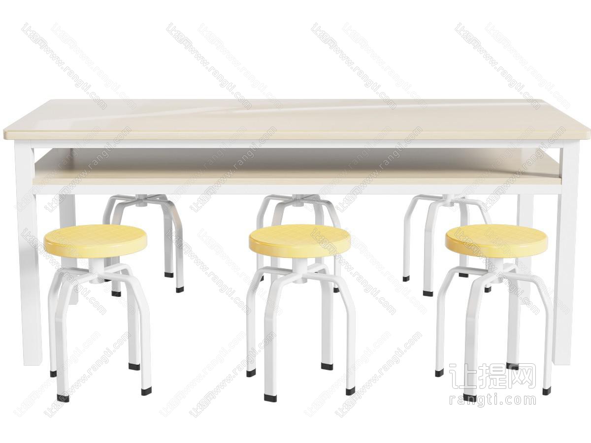 学生桌椅美术桌 手工桌操作台