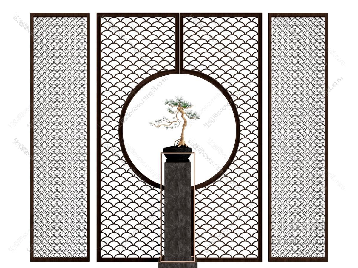 新中式屏风