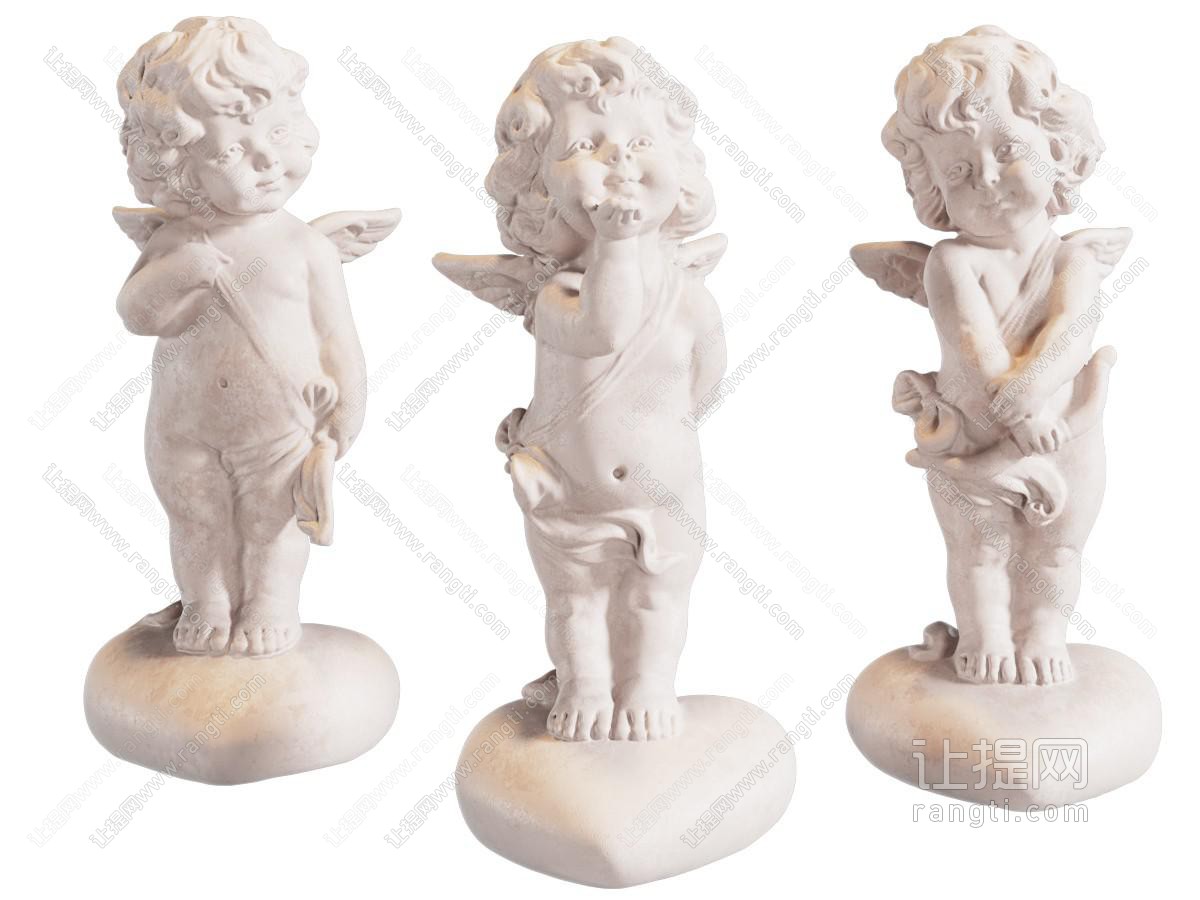 天使石膏雕塑