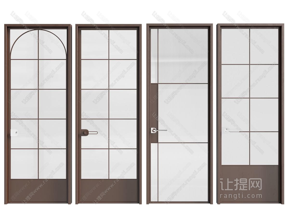 中古单开门 中古风单开门 玻璃门