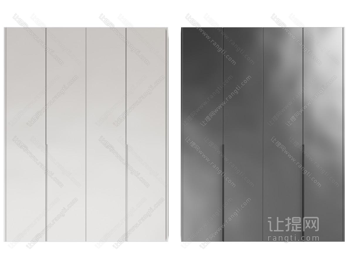 现代衣柜组合