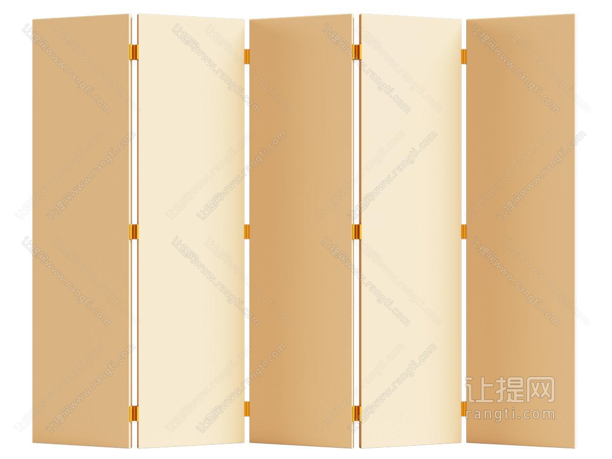 中古风壁画屏风