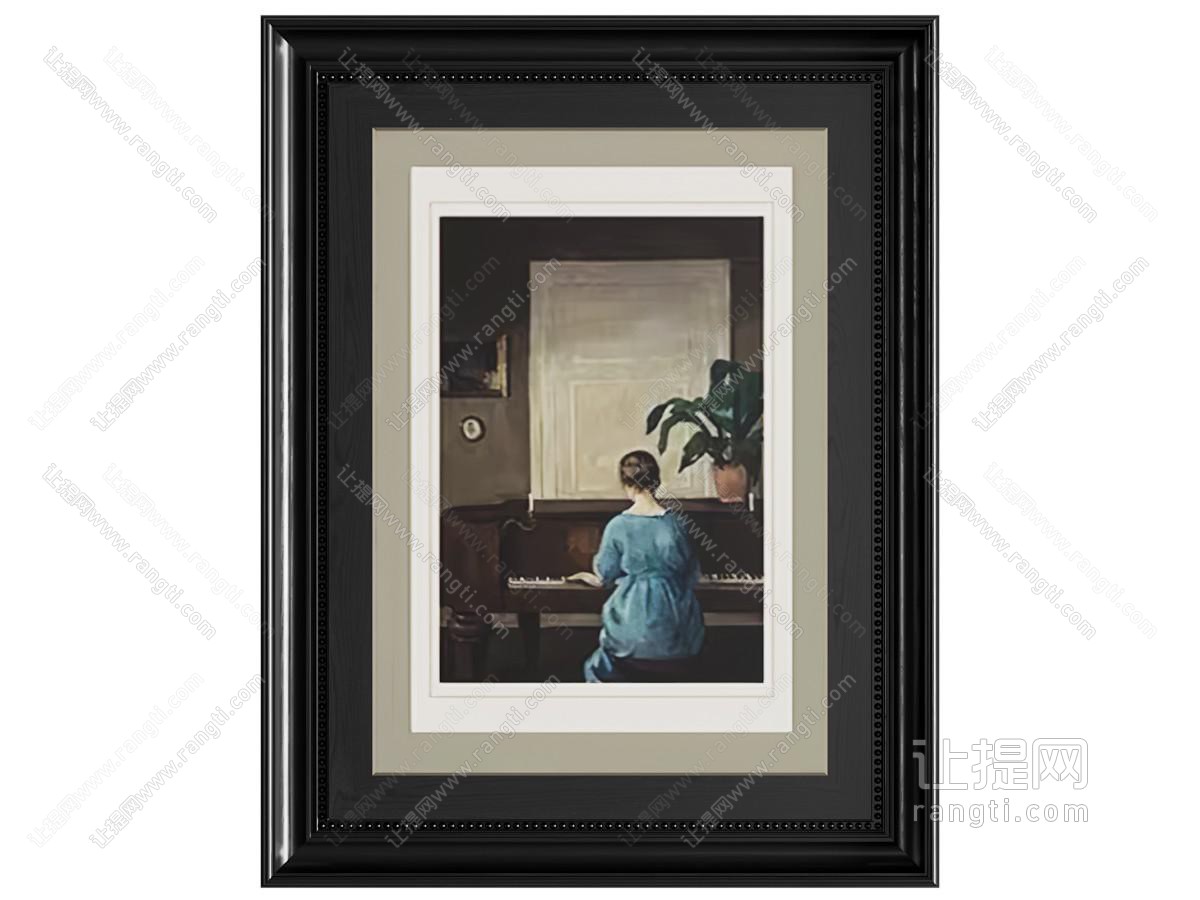 复古中古挂画