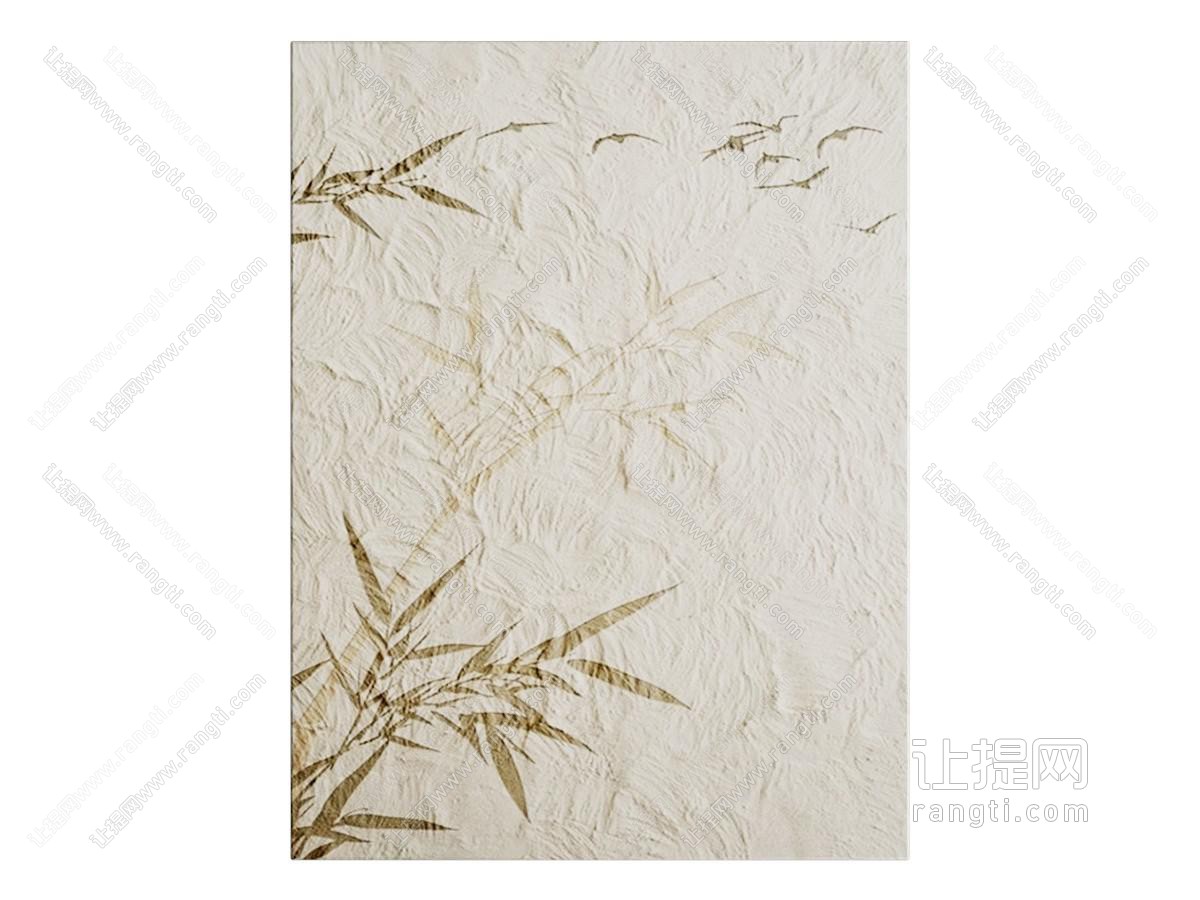 现代简约肌理抽象装饰画