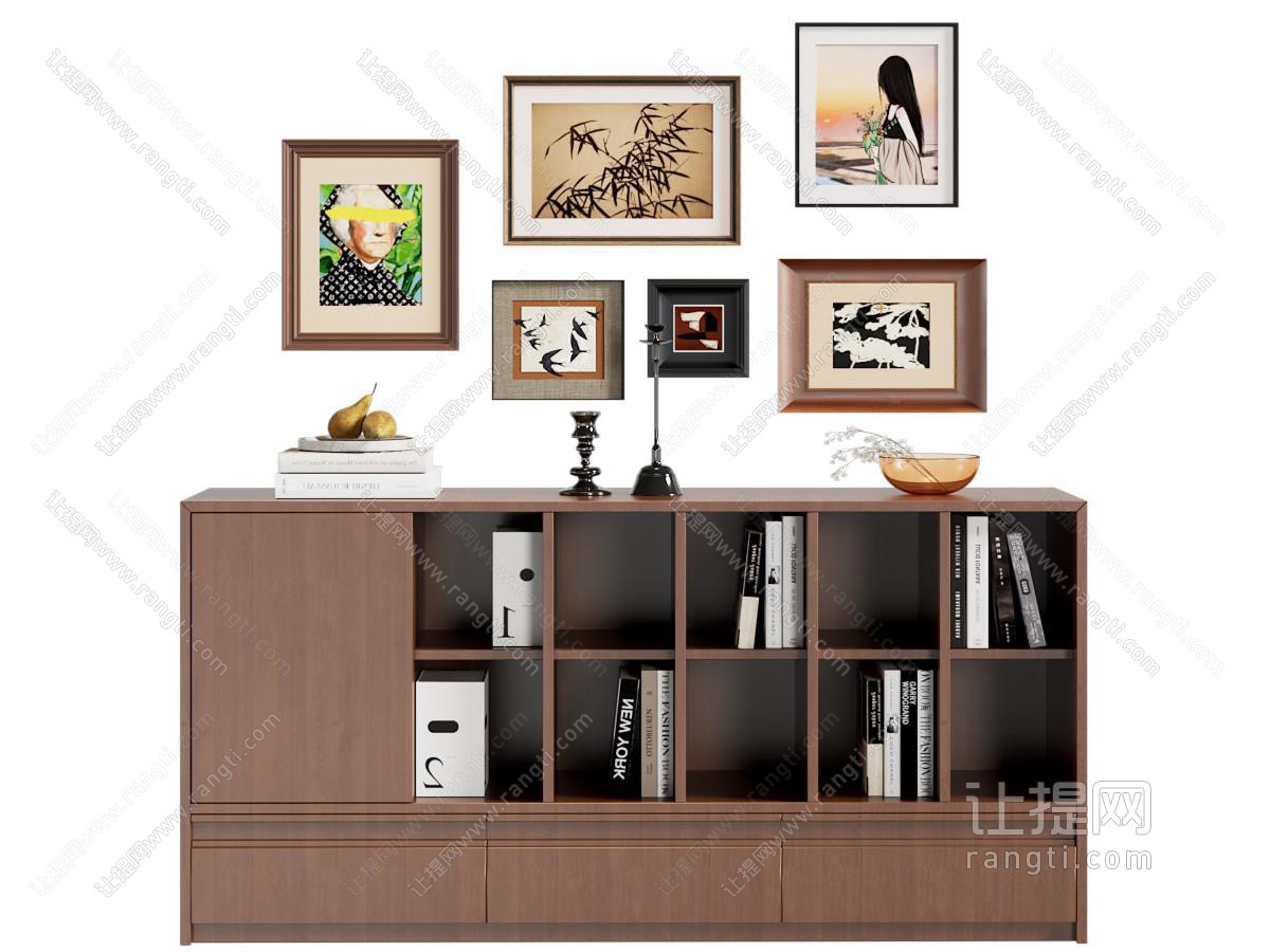 中古风书柜