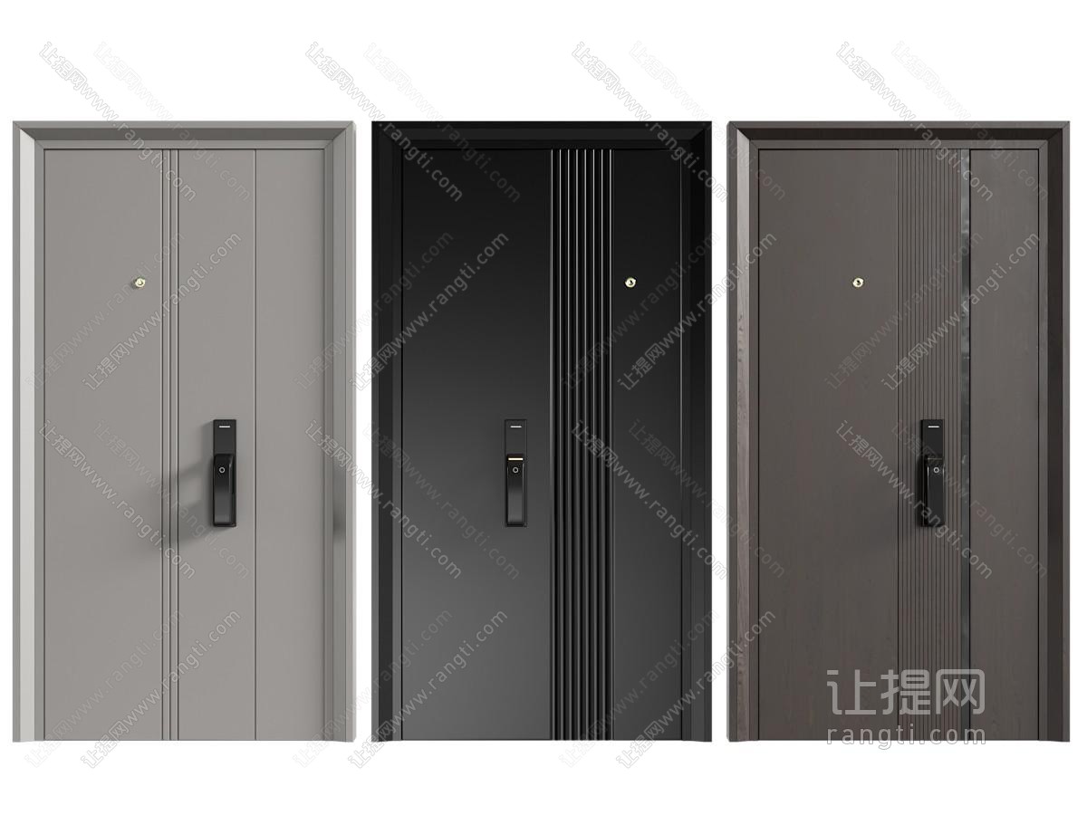 现代入户门 防盗门