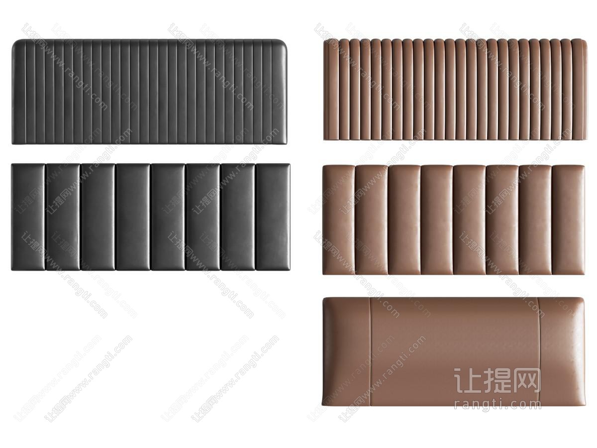 床品软包床头靠背 中古风轻奢床靠背