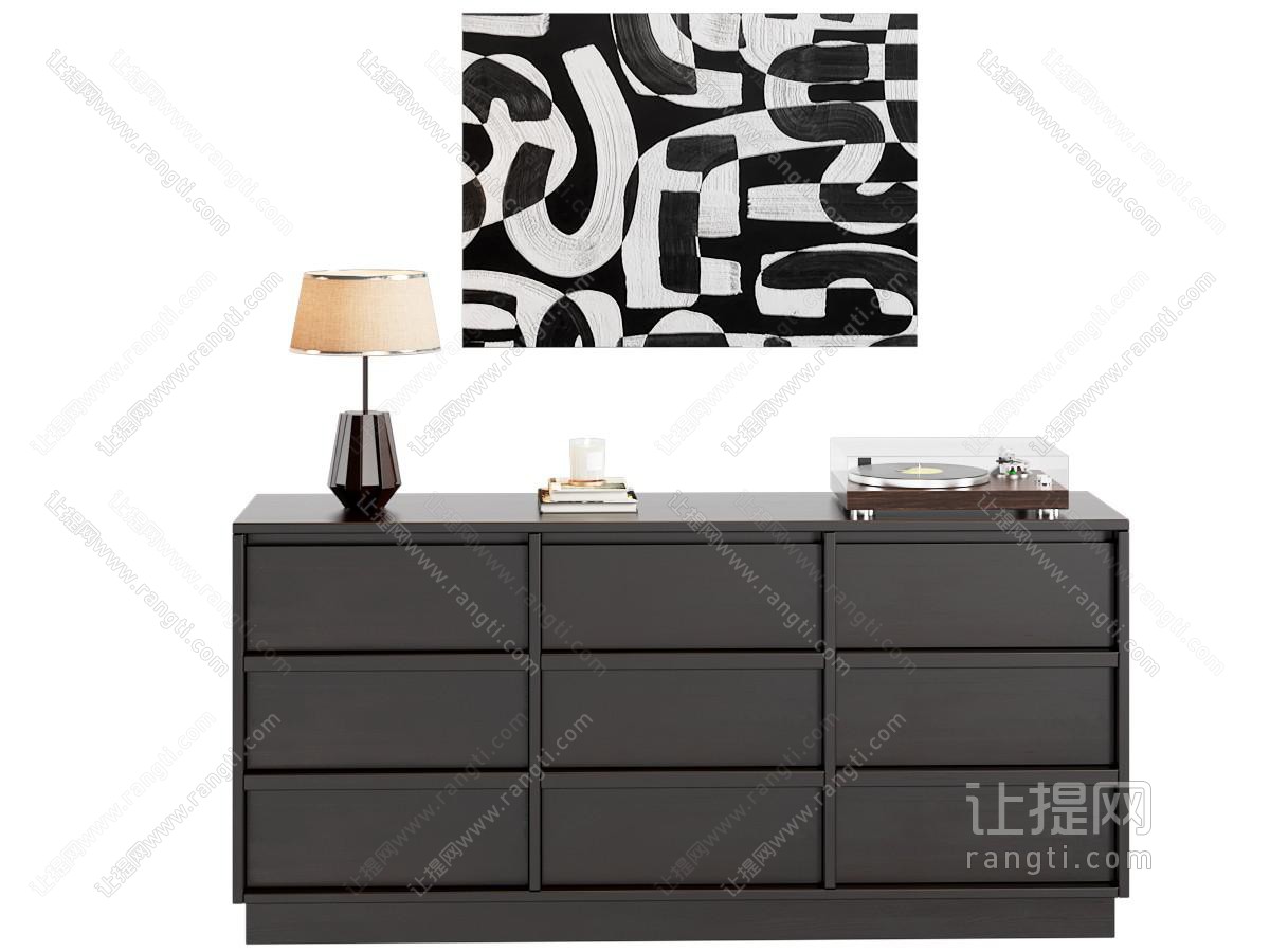 中古风斗柜 储物柜 柜子