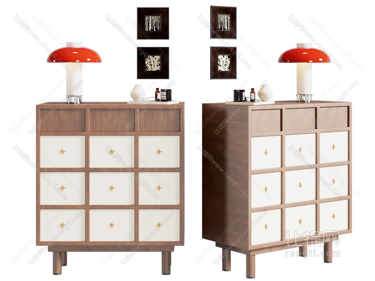 现代斗柜 边柜