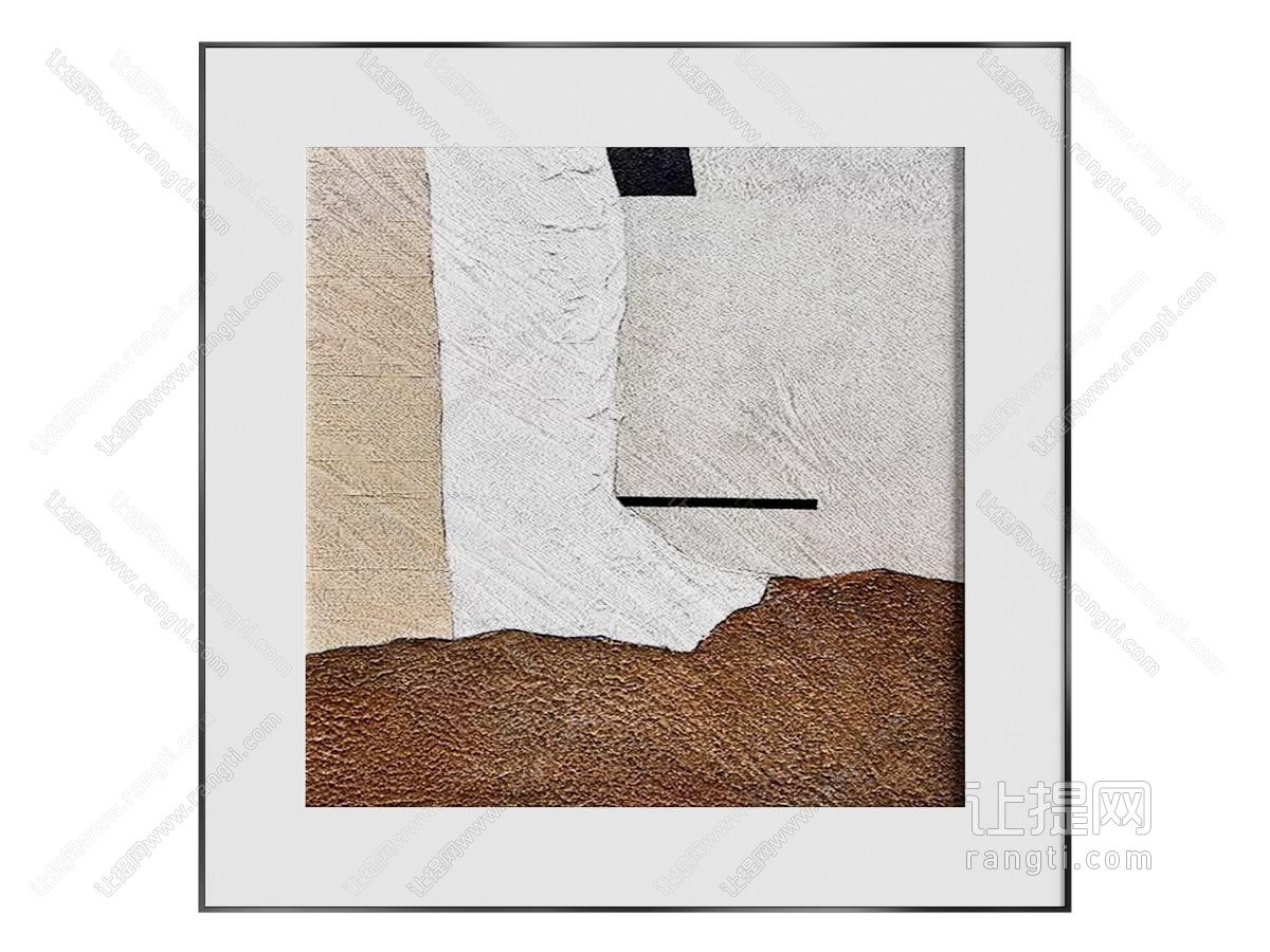 现代肌理画