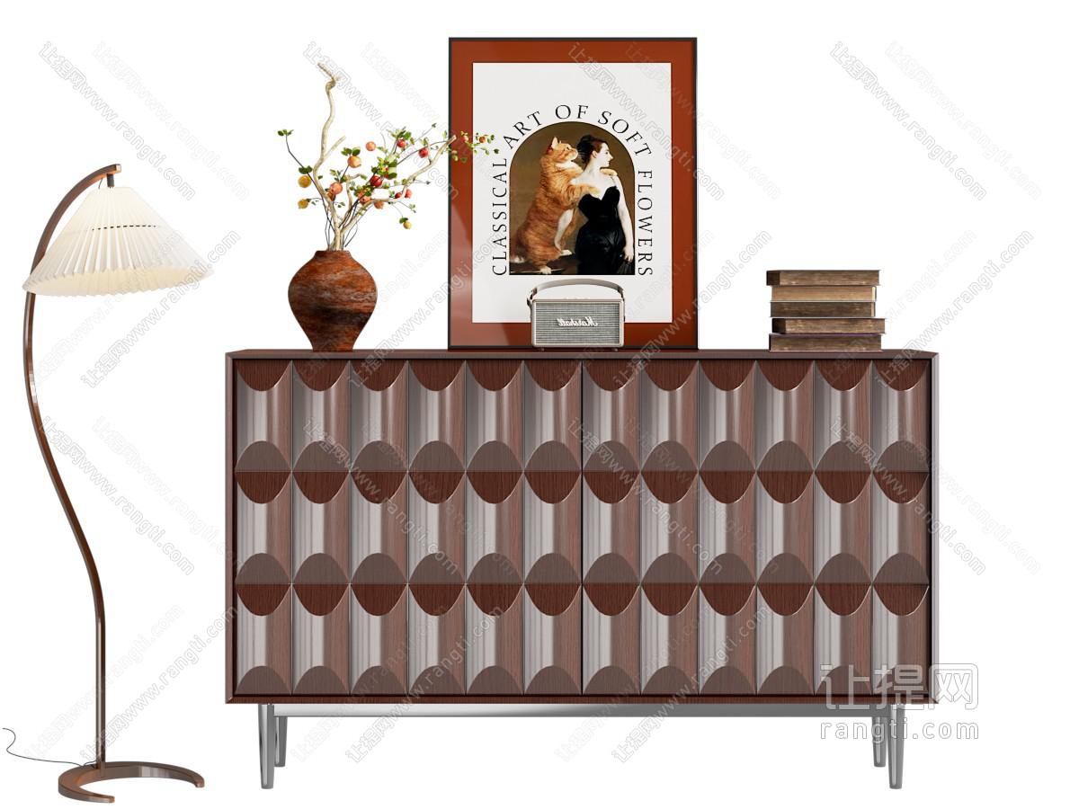 中古风玄关柜