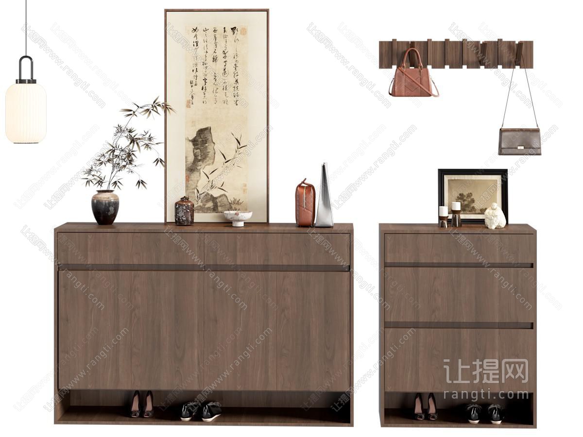 新中式鞋柜