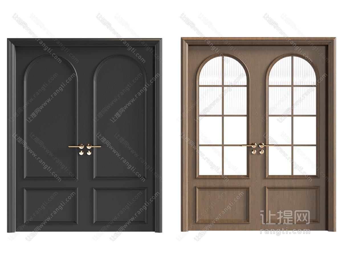 法式中古双开门