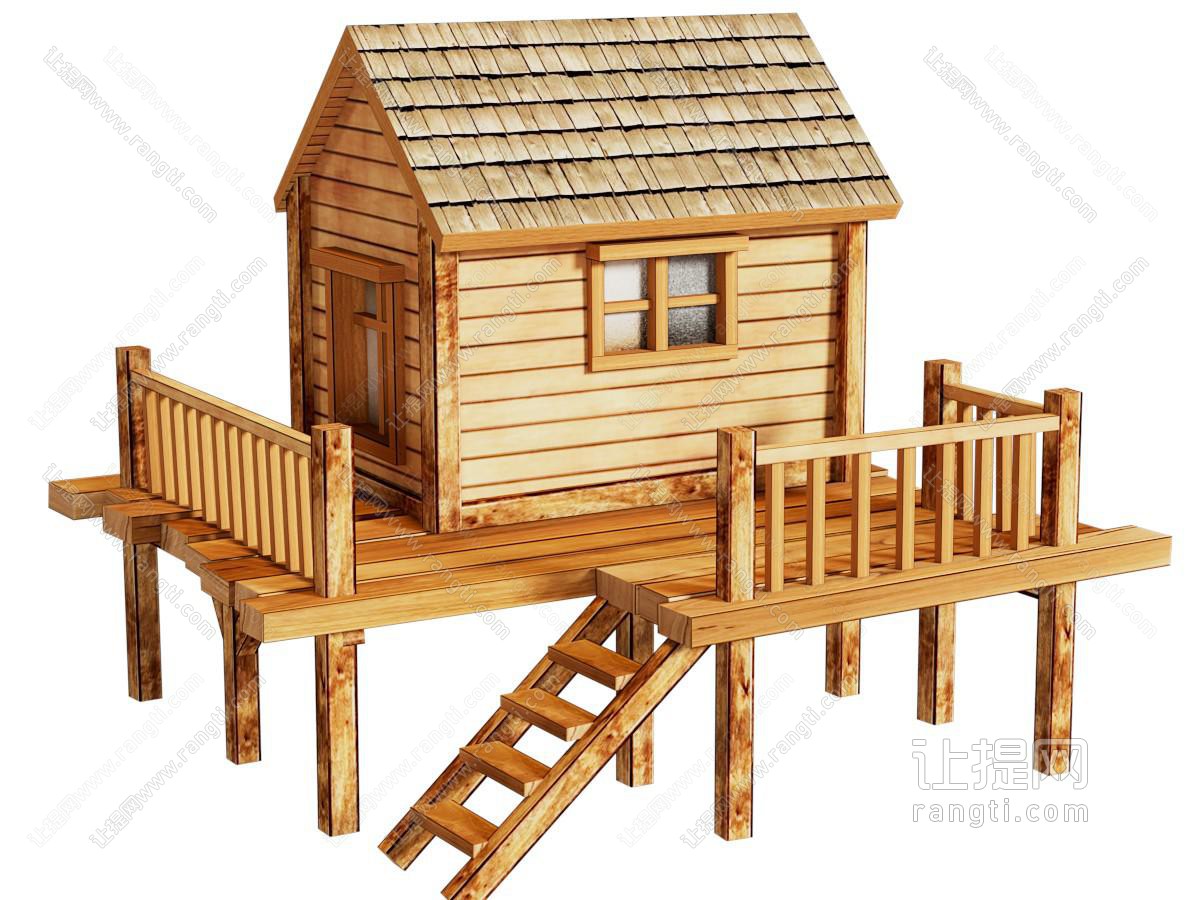 现代小木屋 户外建筑