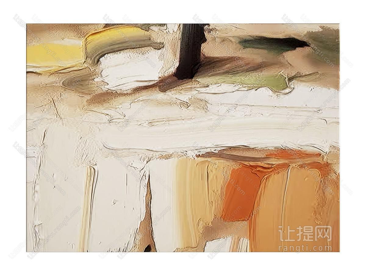 装饰画 油画 肌理画