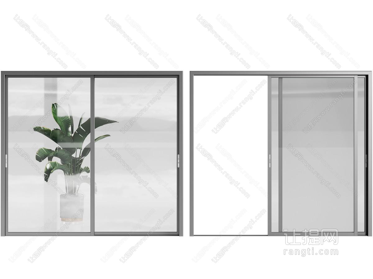 现代推拉门