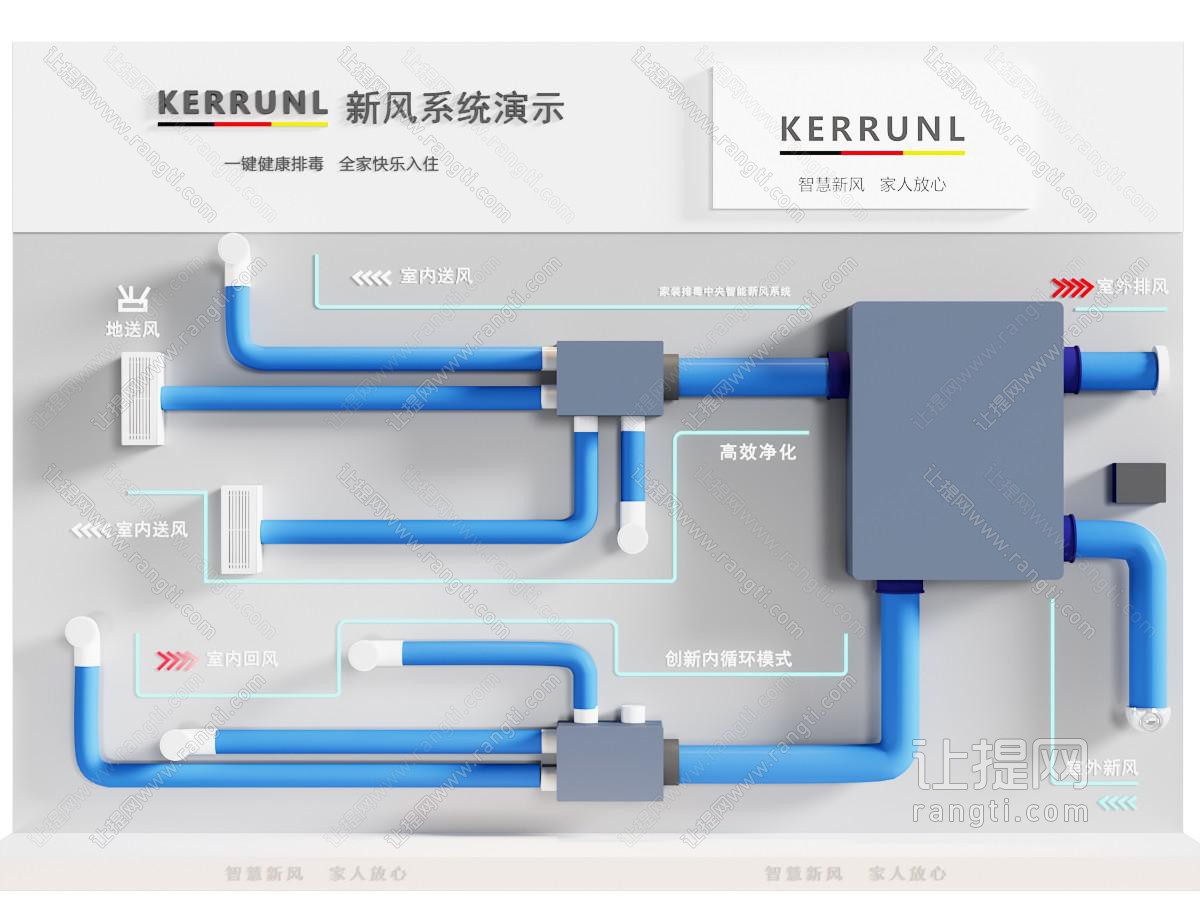 现代展示墙
