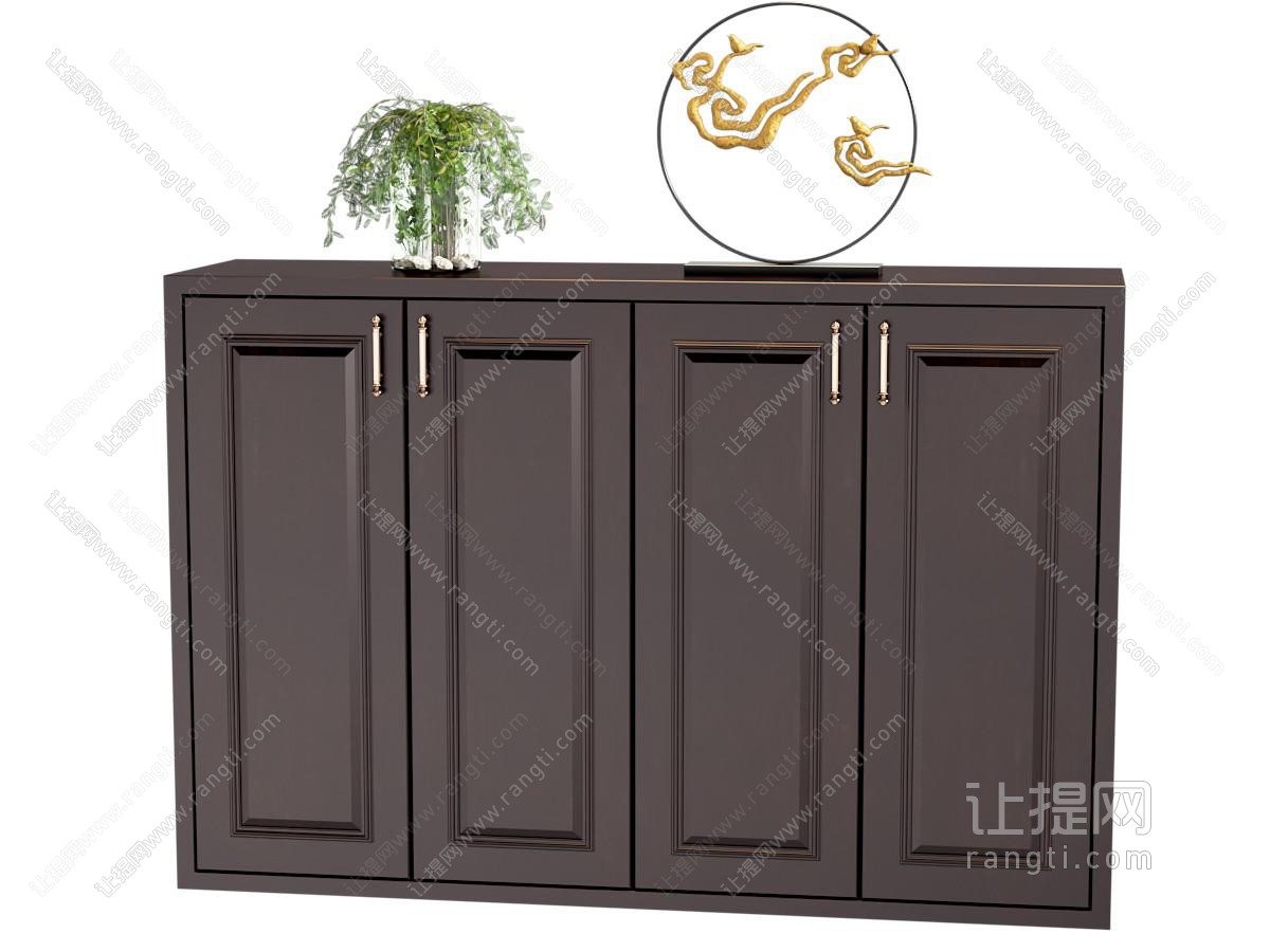 新中式玄关鞋柜