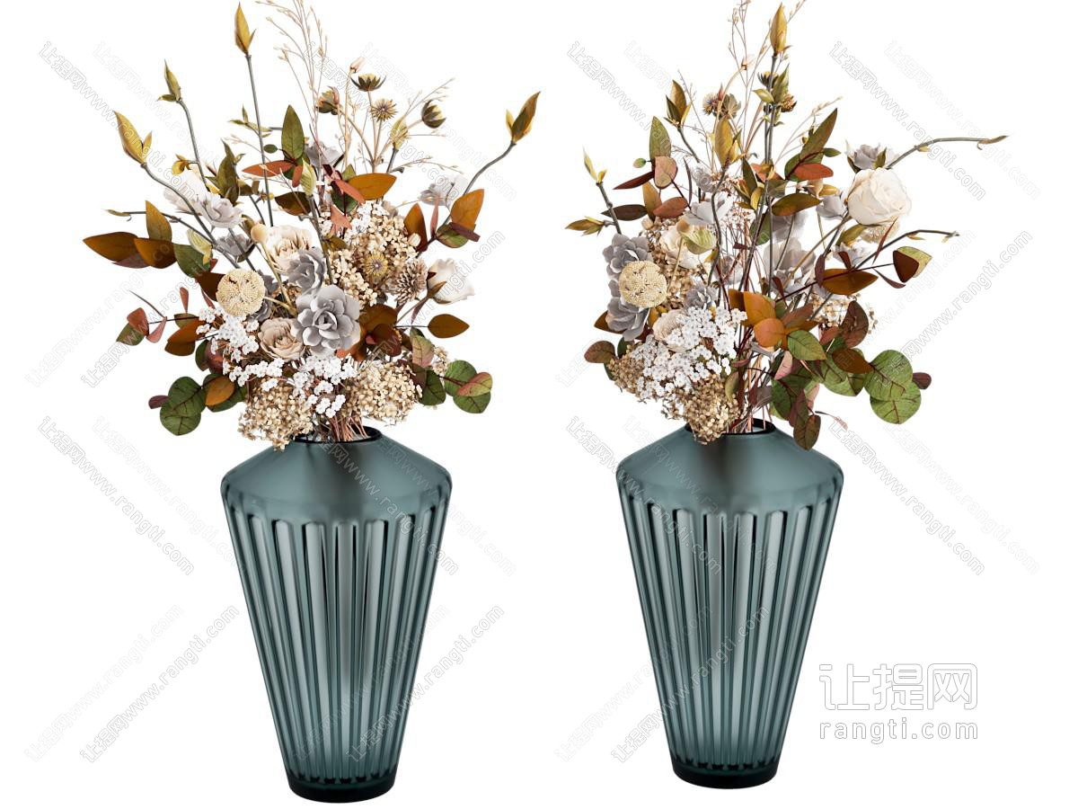 月季花 花卉 花艺花瓶