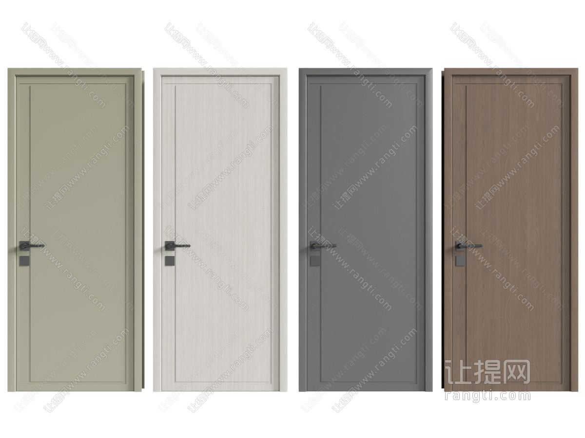 现代单开门