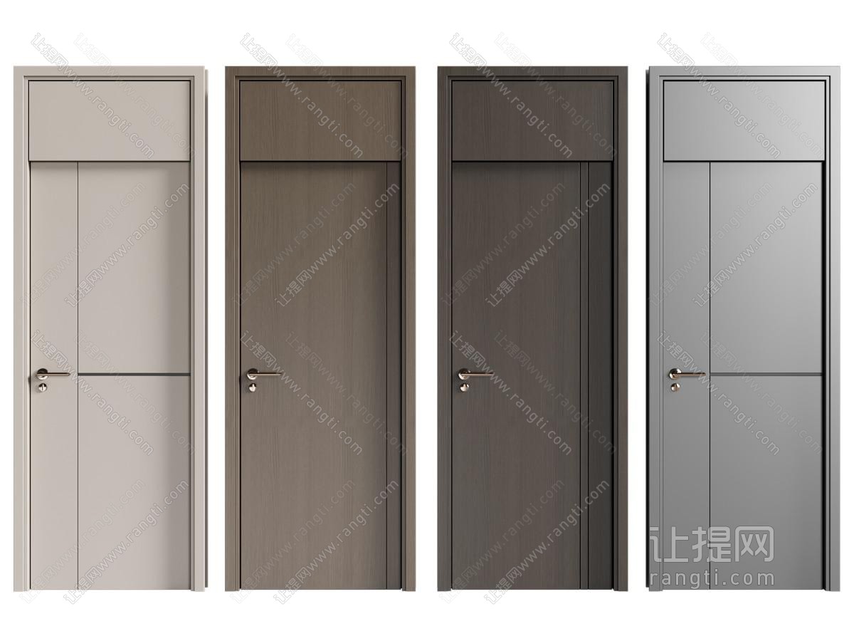 现代意式单开门 现代门 意式室内门