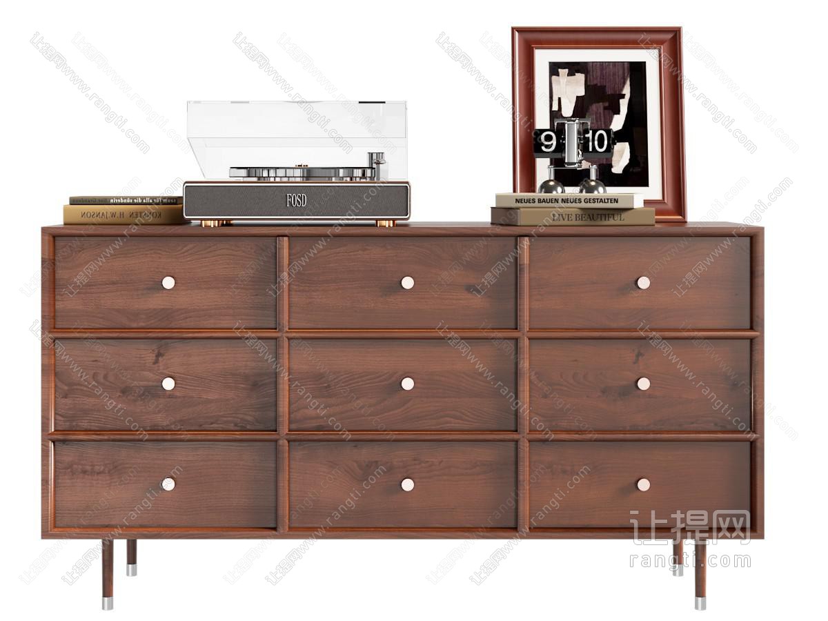 中古风边柜 玄关柜