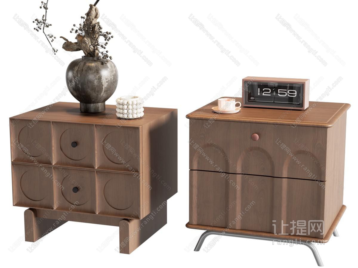 中古床头柜