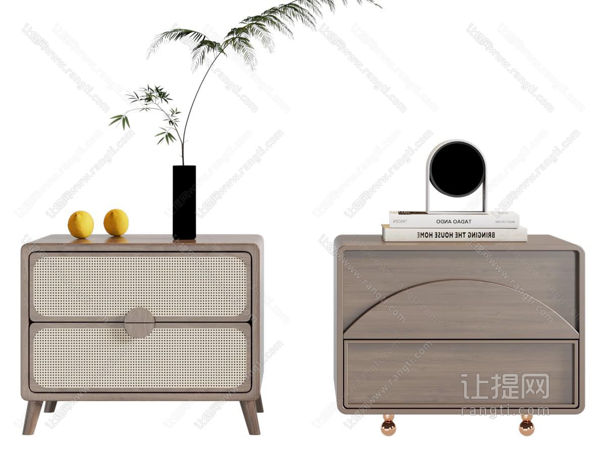 中古床头柜