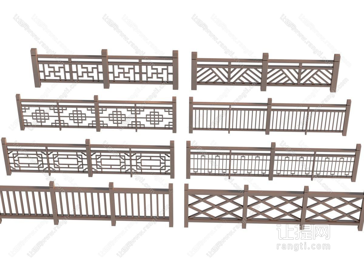 新中式栏杆