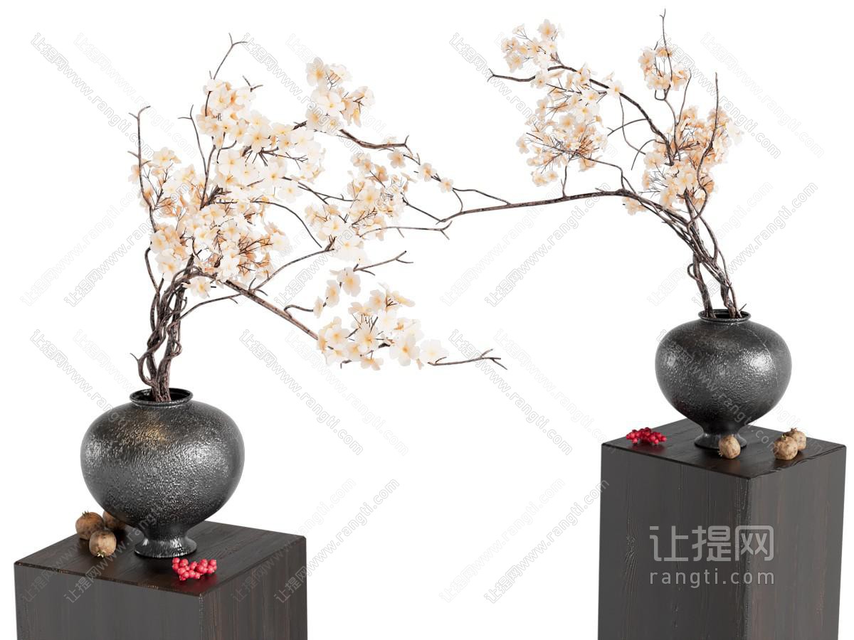 侘寂中古陶罐盆景
