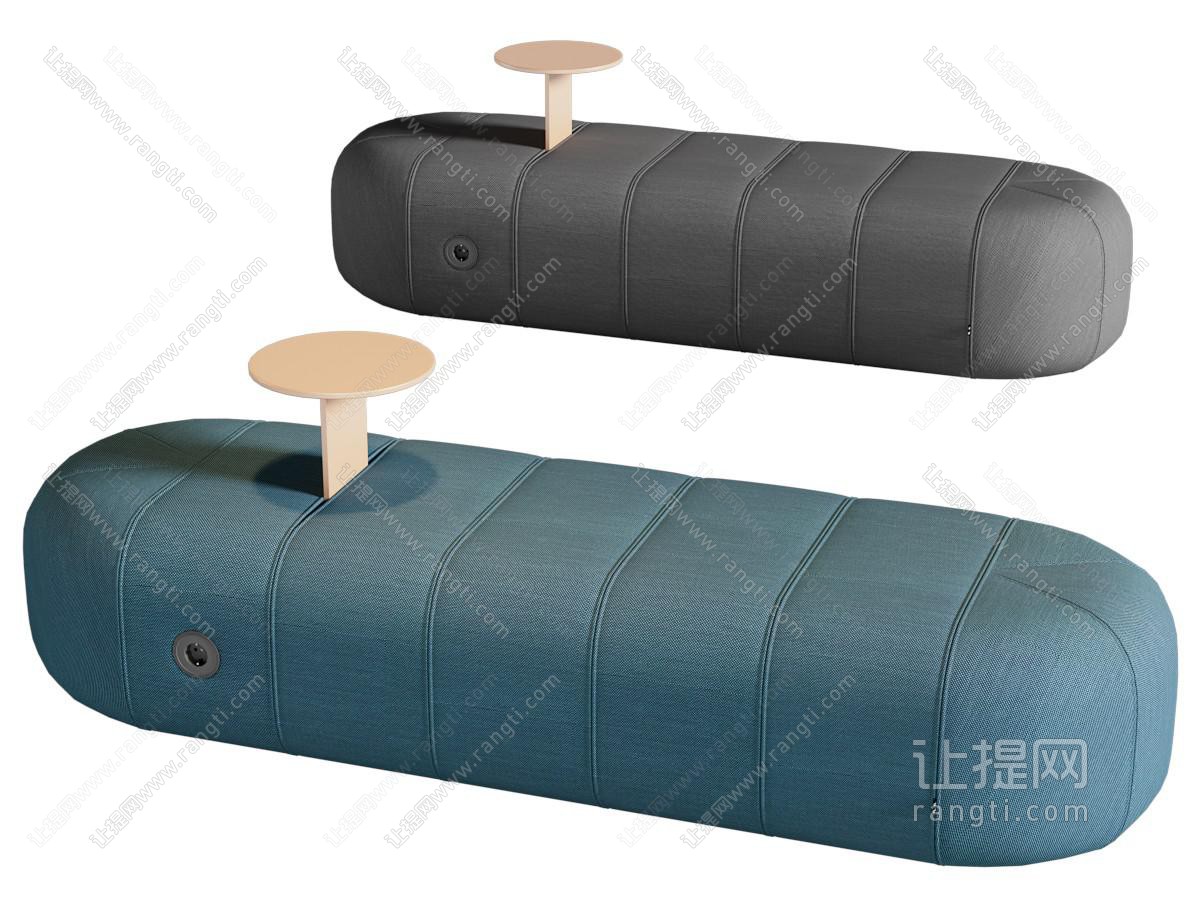 现代沙发长凳