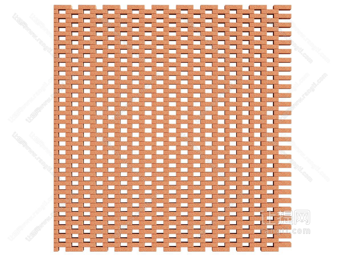 现代红砖墙 红砖隔断