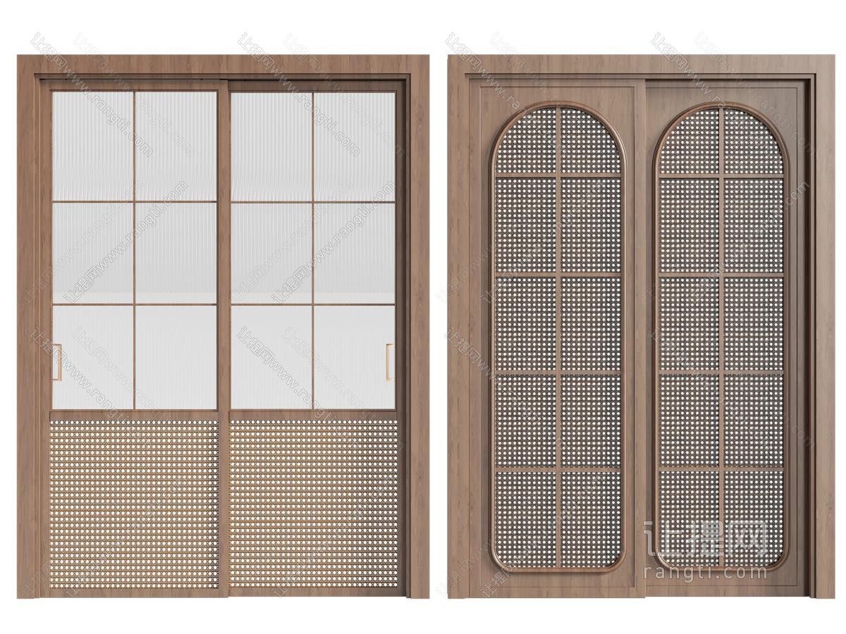 中古侘寂推拉门