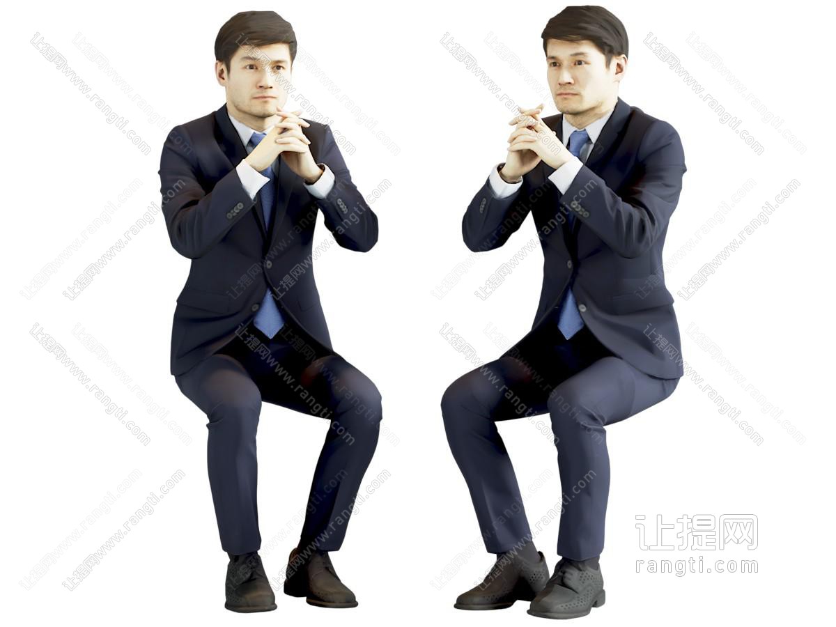 坐着的男人