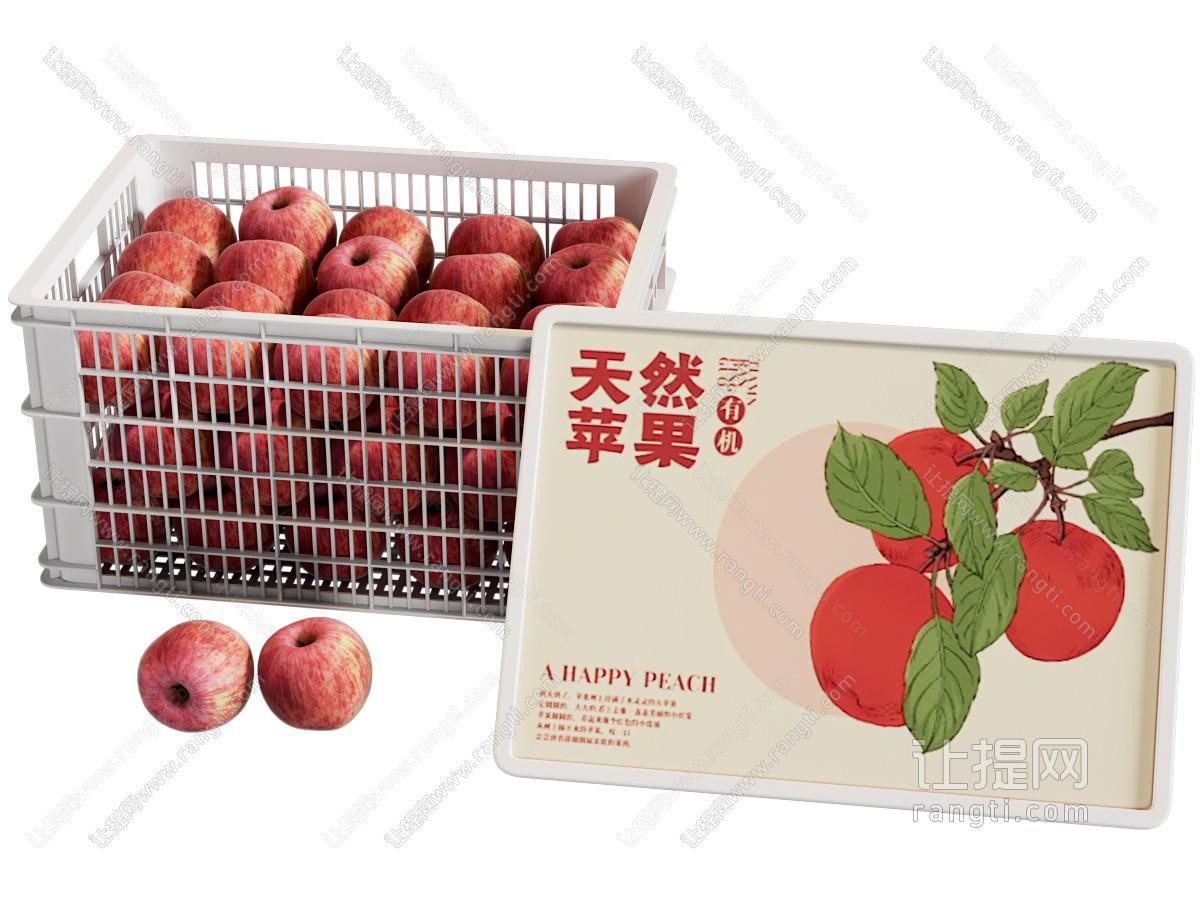 水果 苹果收纳箱