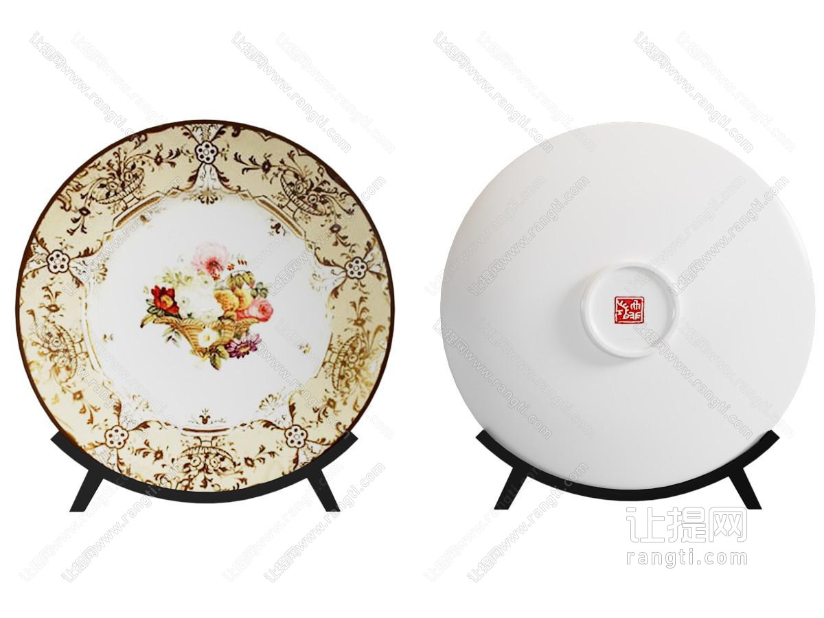 欧式 盘子 陶瓷装饰品