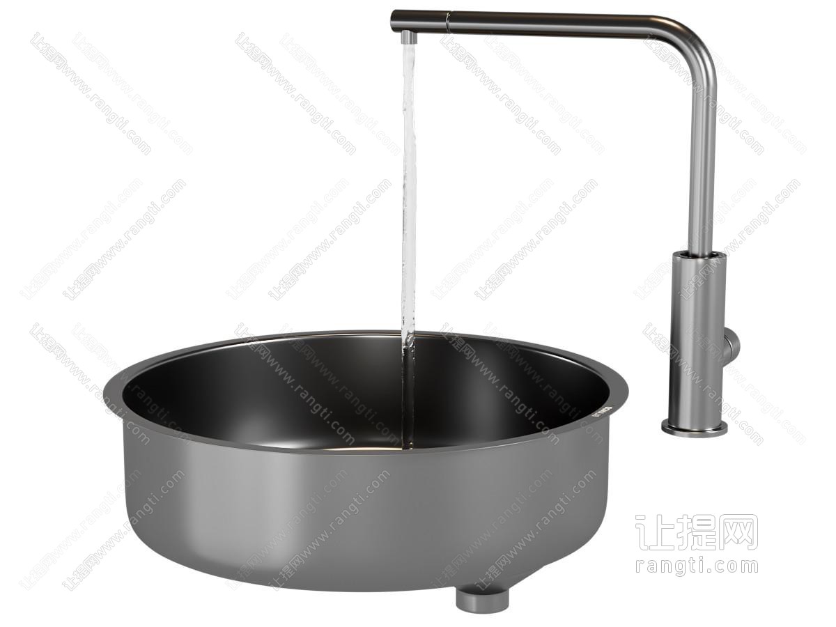 水槽 水槽 圆形洗手池 台下盆 不锈钢洗手池 不锈钢 厨