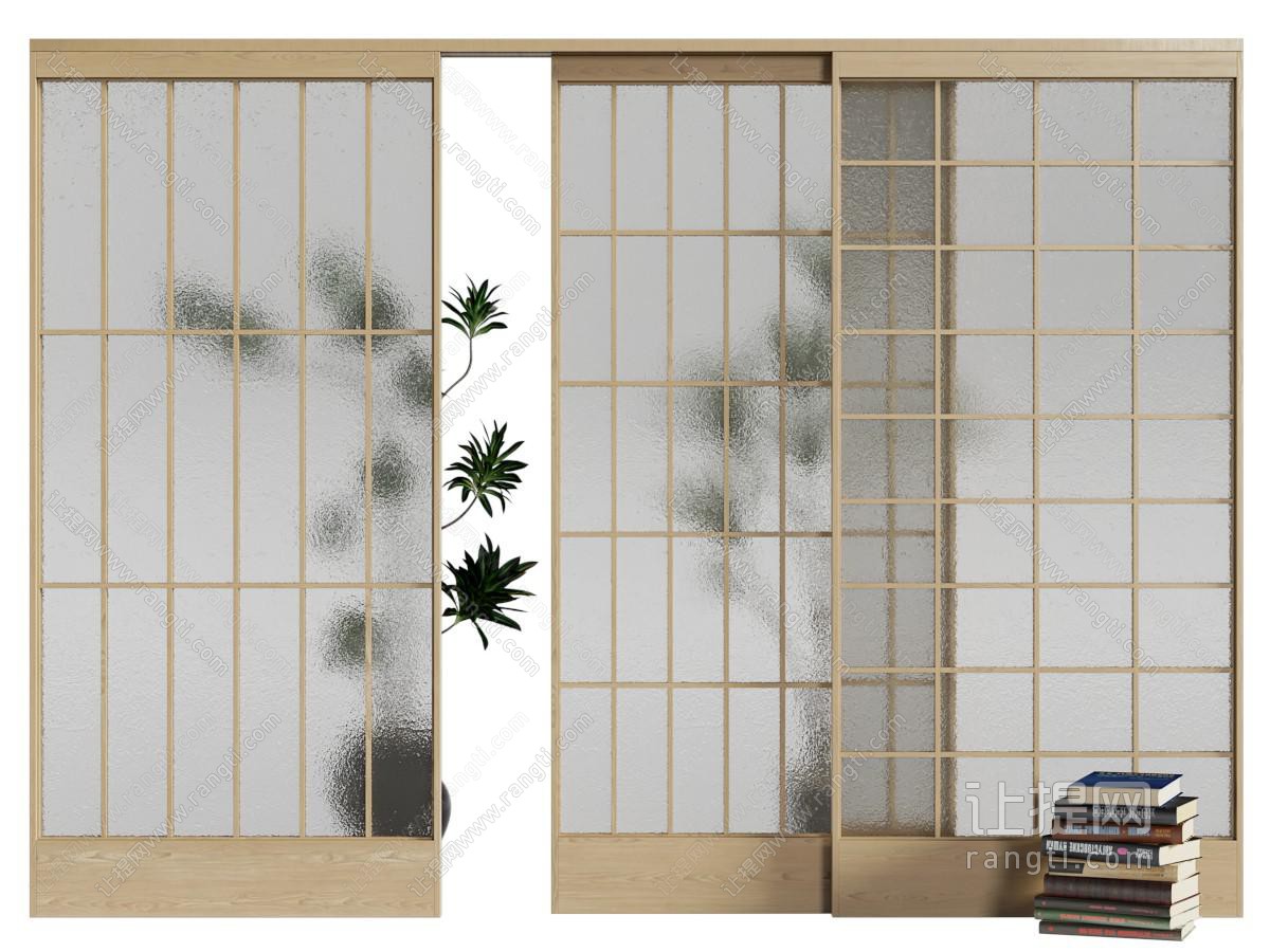 木门 双开门 推拉门