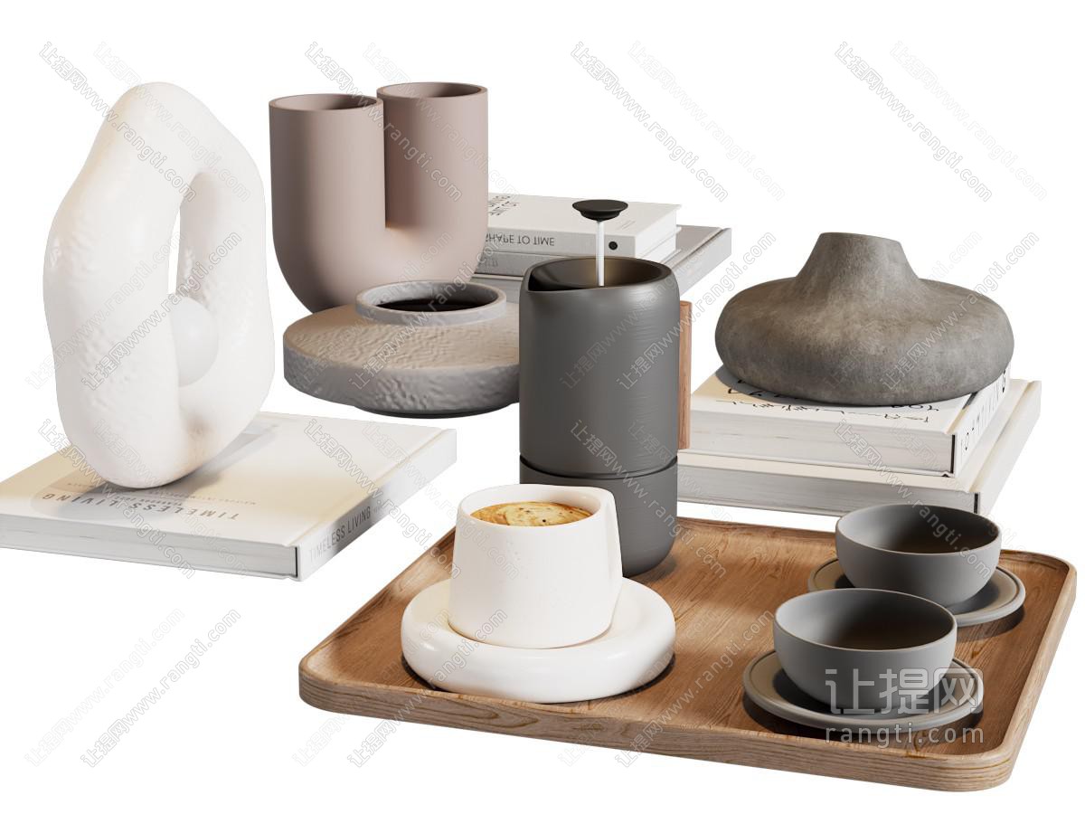 现代茶具 茶杯 茶壶