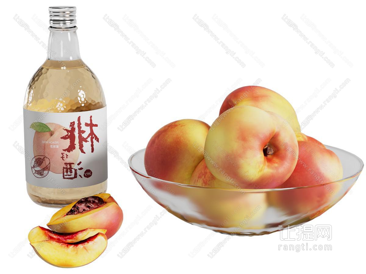 现代果盘酒瓶