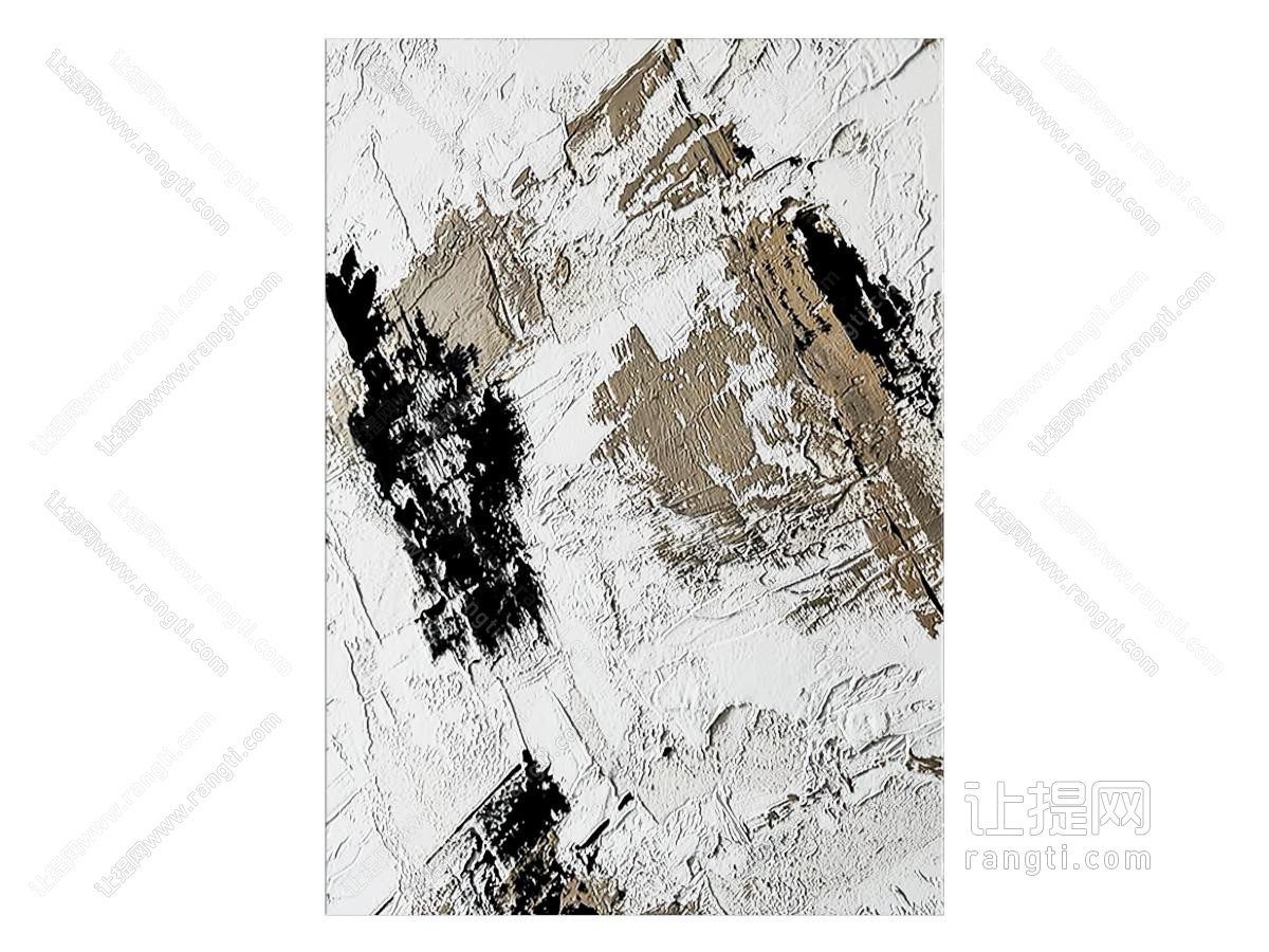 侘寂画 肌理画 装饰画
