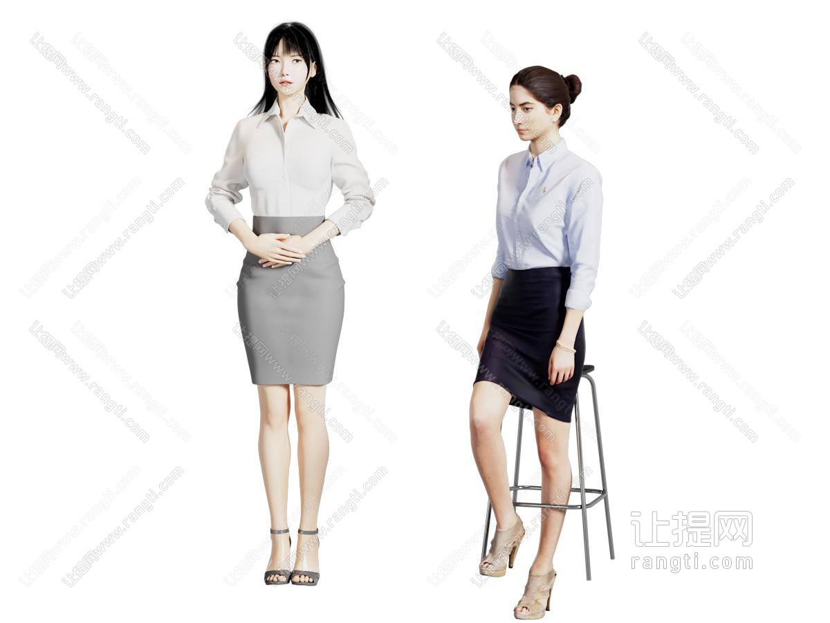 人物 美女 女职员