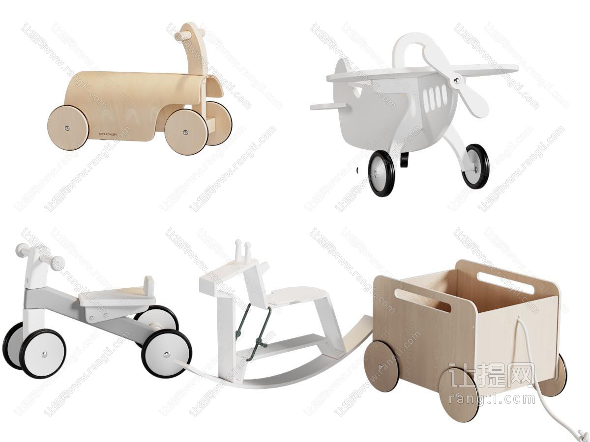 现代儿童玩具车