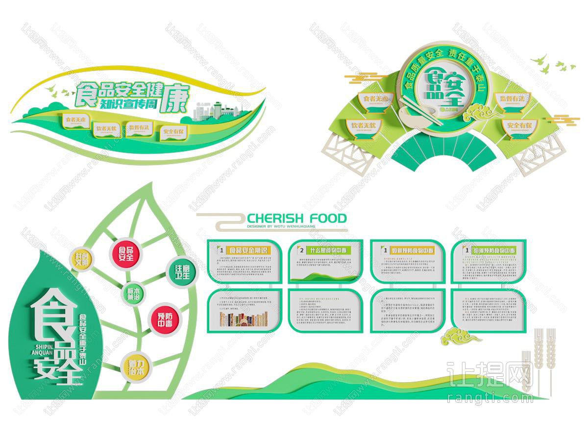 现代食品安全文化宣传墙