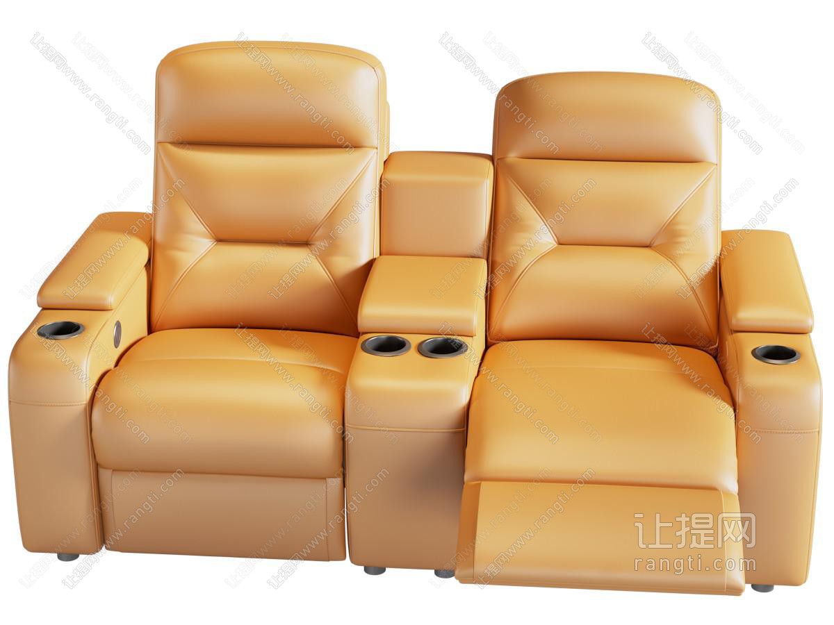 现代极简公共休闲椅 单人沙发