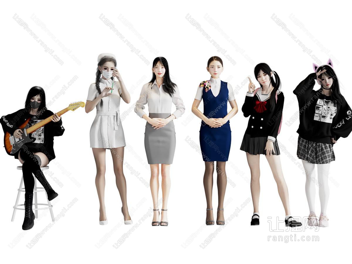 女性人物 女人 模特 人物 美女
