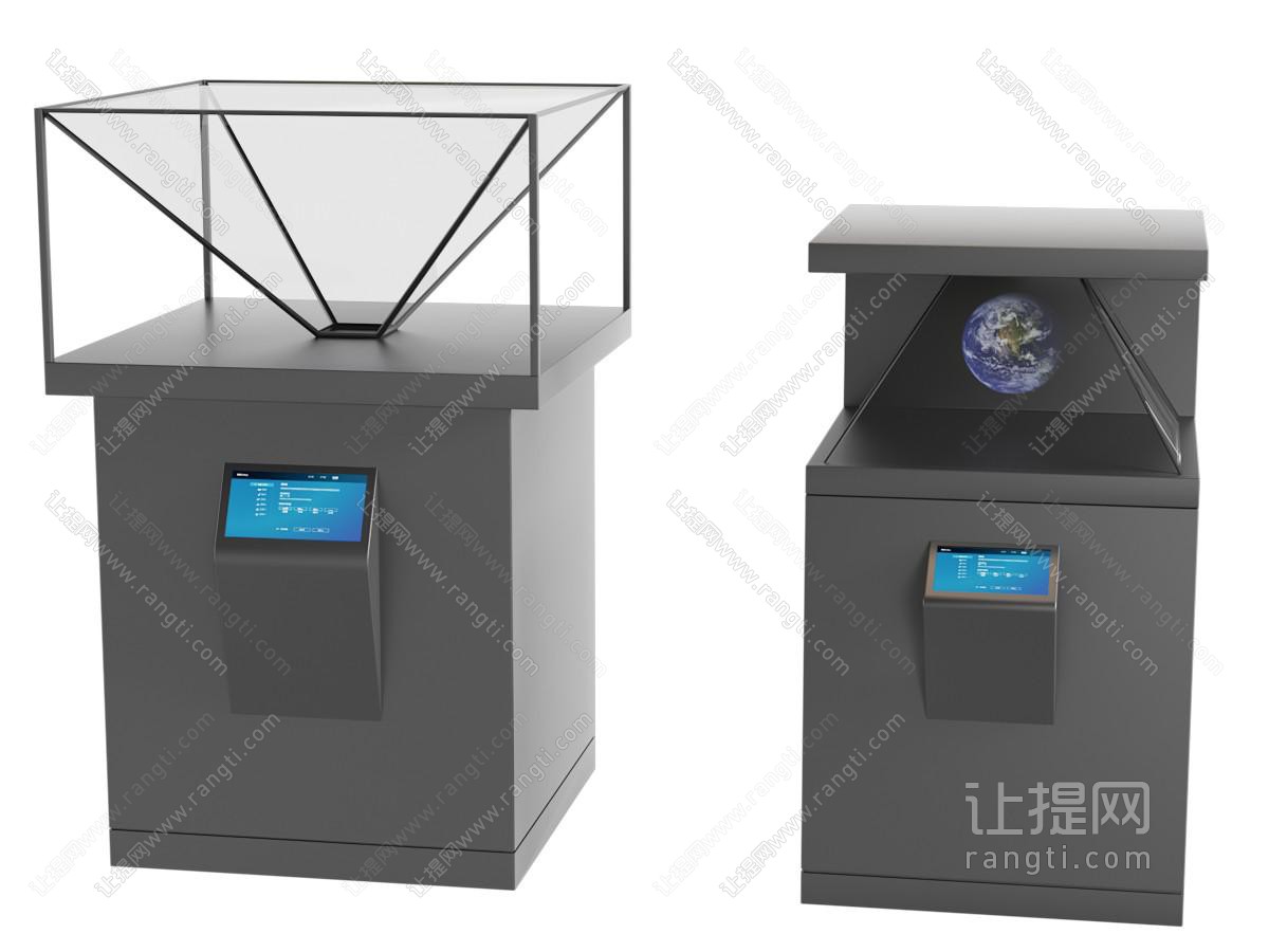 现代全息展柜