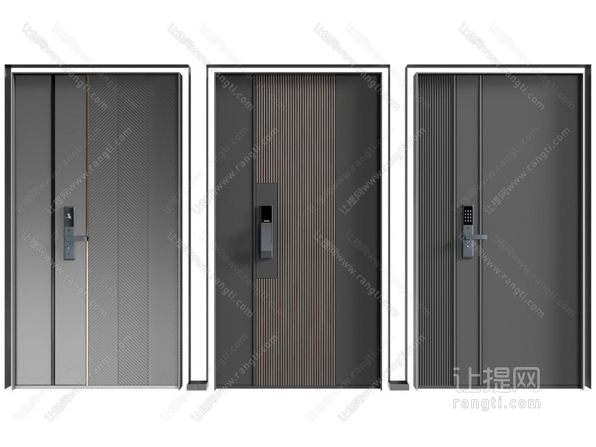 现代入户门 防盗门 入户门 子母门 密码门