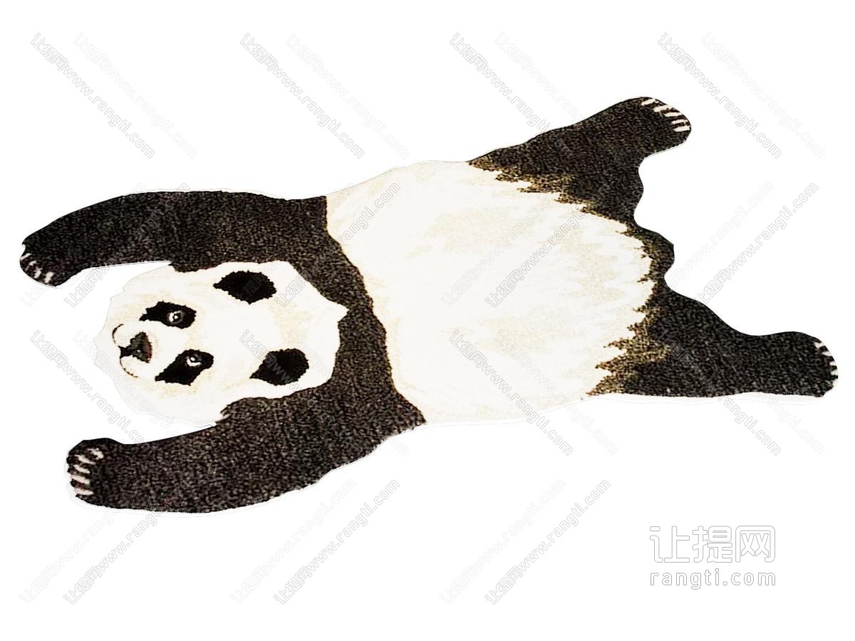 现代动物地毯