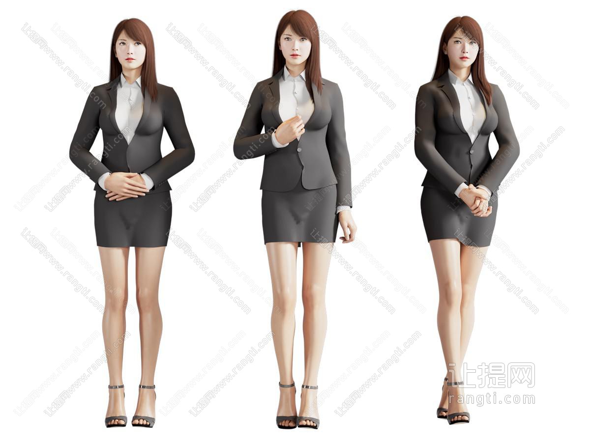 现代女性西服